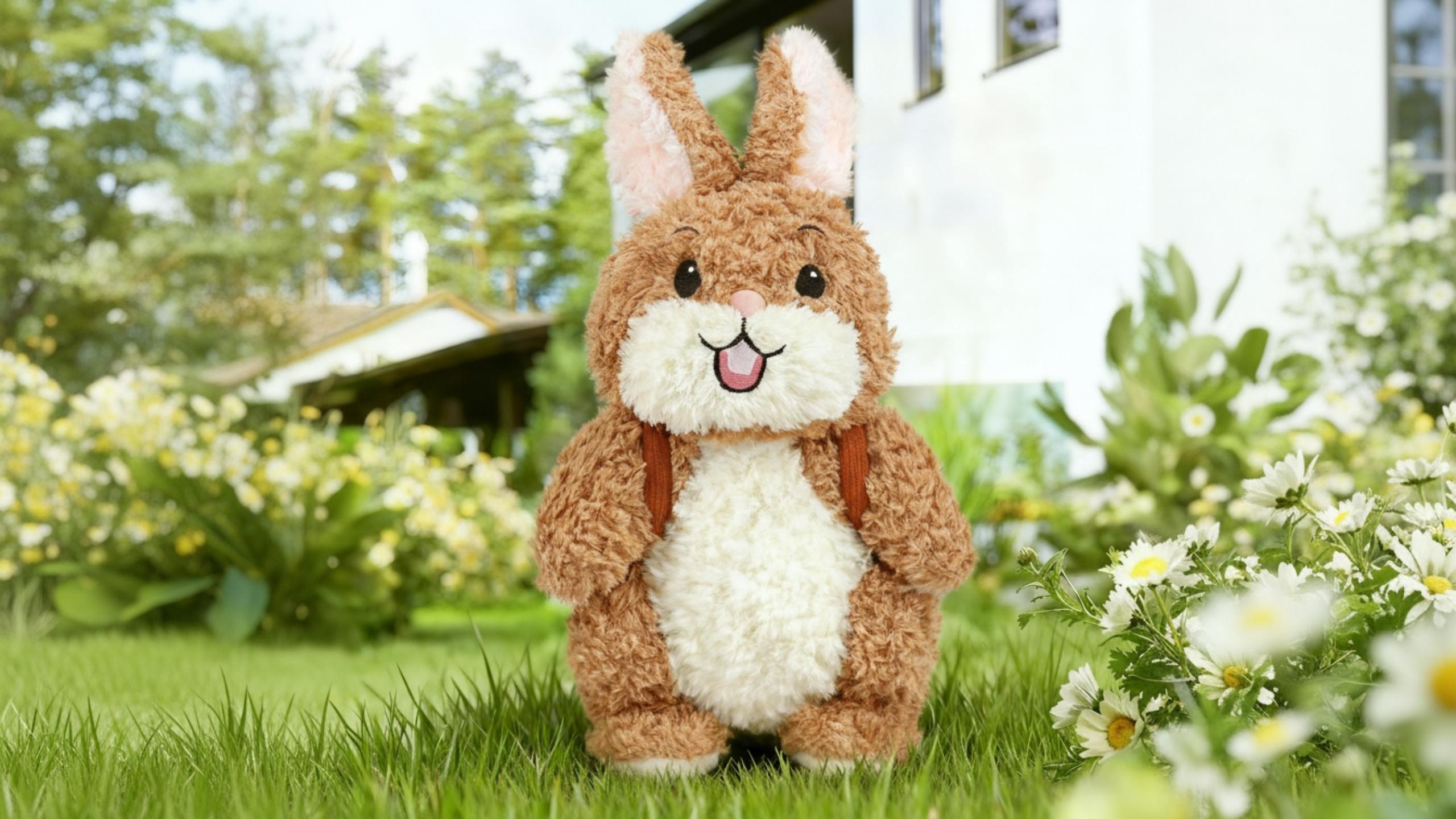 Amazon.com: PuffPop Cute Bunny Stuffed Animal Plush Toy - Adorable